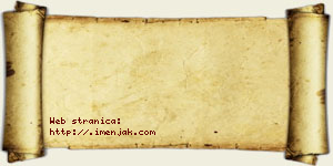 Latinka Štrbanović vizit kartica